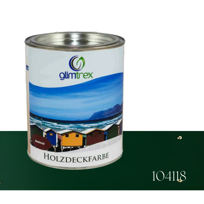 Holzdeckfarbe - nátěr pro použití v exteriéru 0,75 l - Barva: Jedlová zelená 104 118