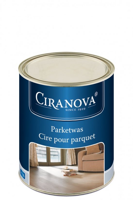 Tekutý parketový vosk bezbarvý CIRANOVA ,vosk na parkety - Objem: 1 litr