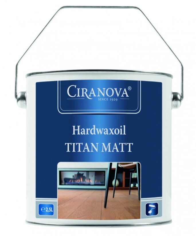 HARDWAXOIL TITAN - Barva: TITAN - matt, Objem: 2,5 litru