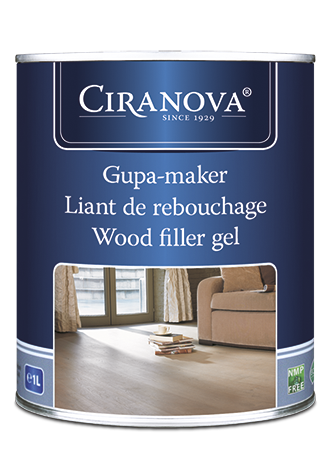 Tmel na dřevo-tekutý - GUPAMAKER-WOODFILLER CIRANOVA - Objem: 25 litrů