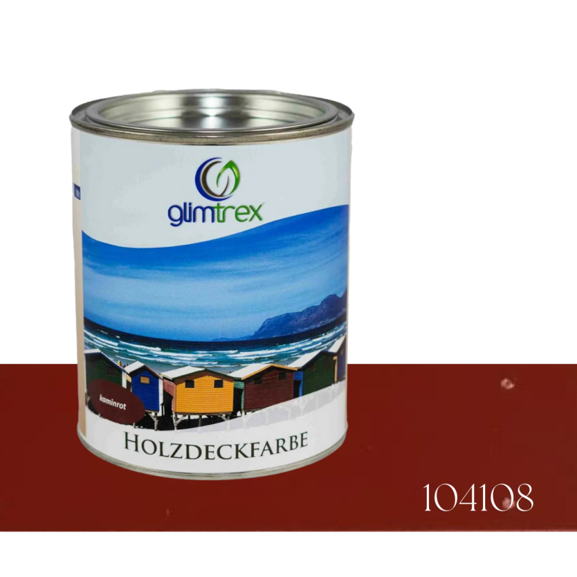 Holzdeckfarbe - nátěr pro použití v exteriéru 0,75 l - Barva: Karmínová 104 108