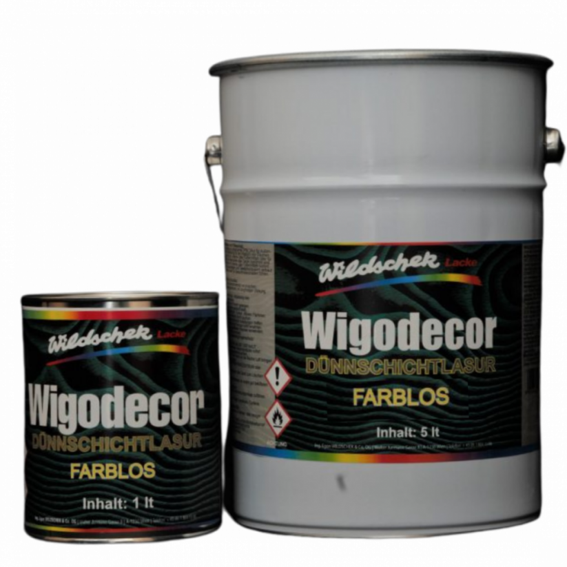Wigodecor Dünnschichtlasur - různé odstíny - Barva: WIGO-ALTGRAU, Objem: 1 litr