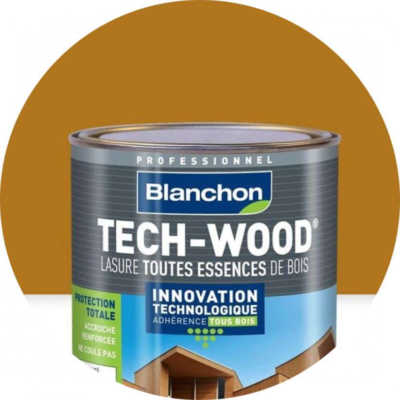 Lazura TECH - WOOD, 1 litr - Barva: TECH WOOD - Chene clair