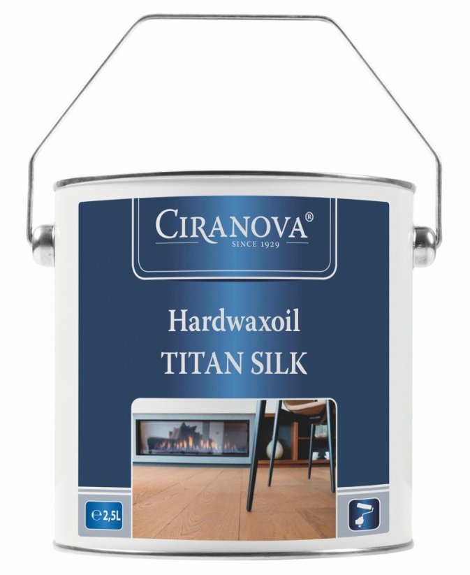 HARDWAXOIL TITAN - Barva: TITAN - silk, Objem: 2,5 litru