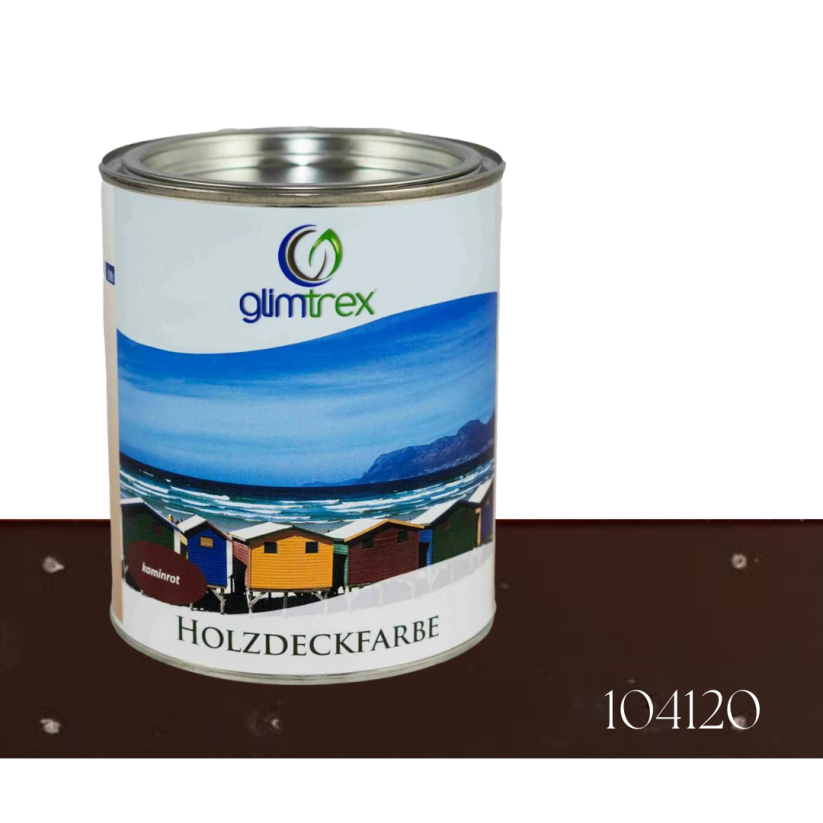 Holzdeckfarbe - nátěr pro použití v exteriéru 0,75 l - Barva: Temně hnědá 104 120